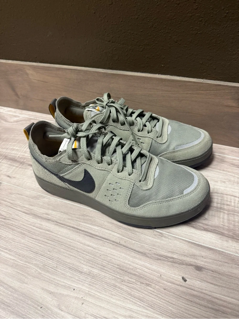 Nike C1TY “ SURPLUS” Men’s Olive Green Low-Top Sneaker with Black Swoosh